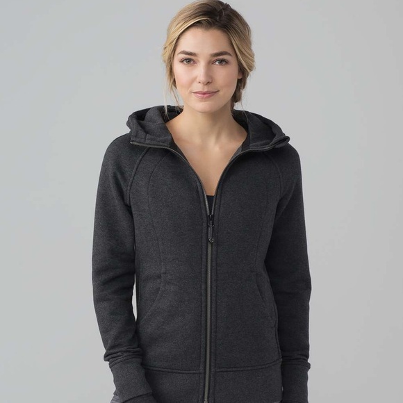 Charcoal Grey Lululemon Scuba Hoodie - Picture 1 of 5